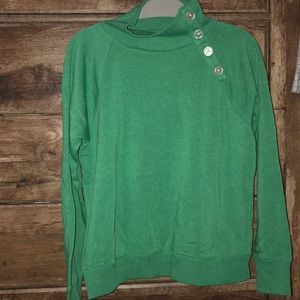 Jcrew pull over button sweater